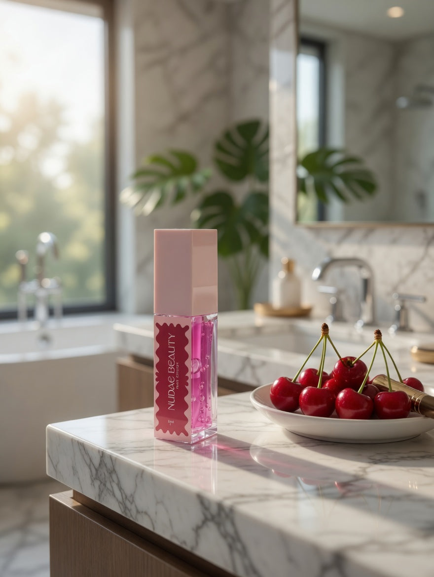 Cherry lip oil
